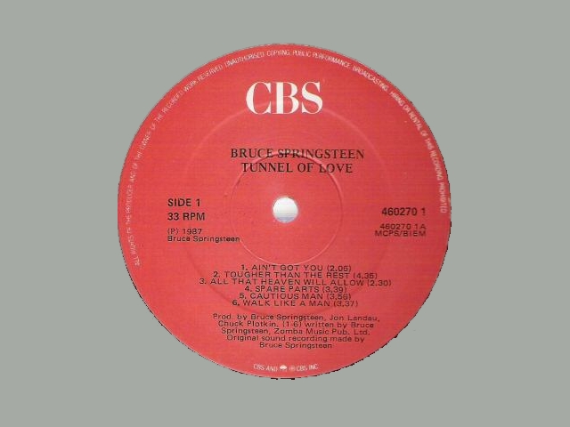 Bruce Springsteen - TUNNEL OF LOVE